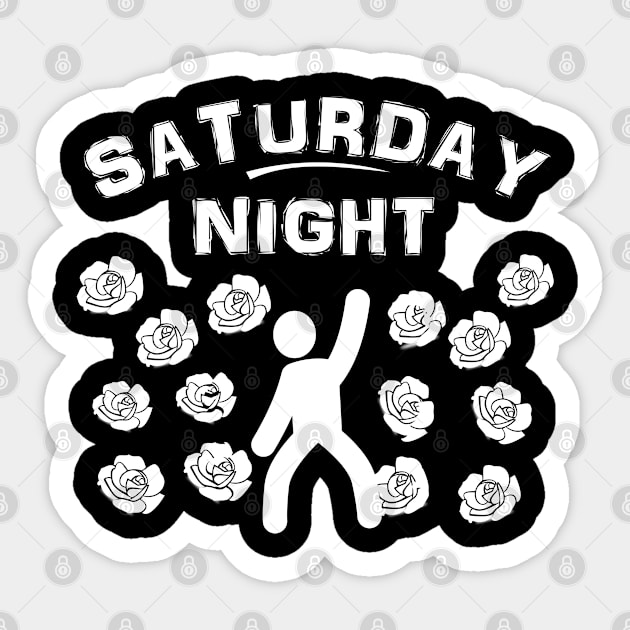 Saturday out Sticker by Karpatenwilli